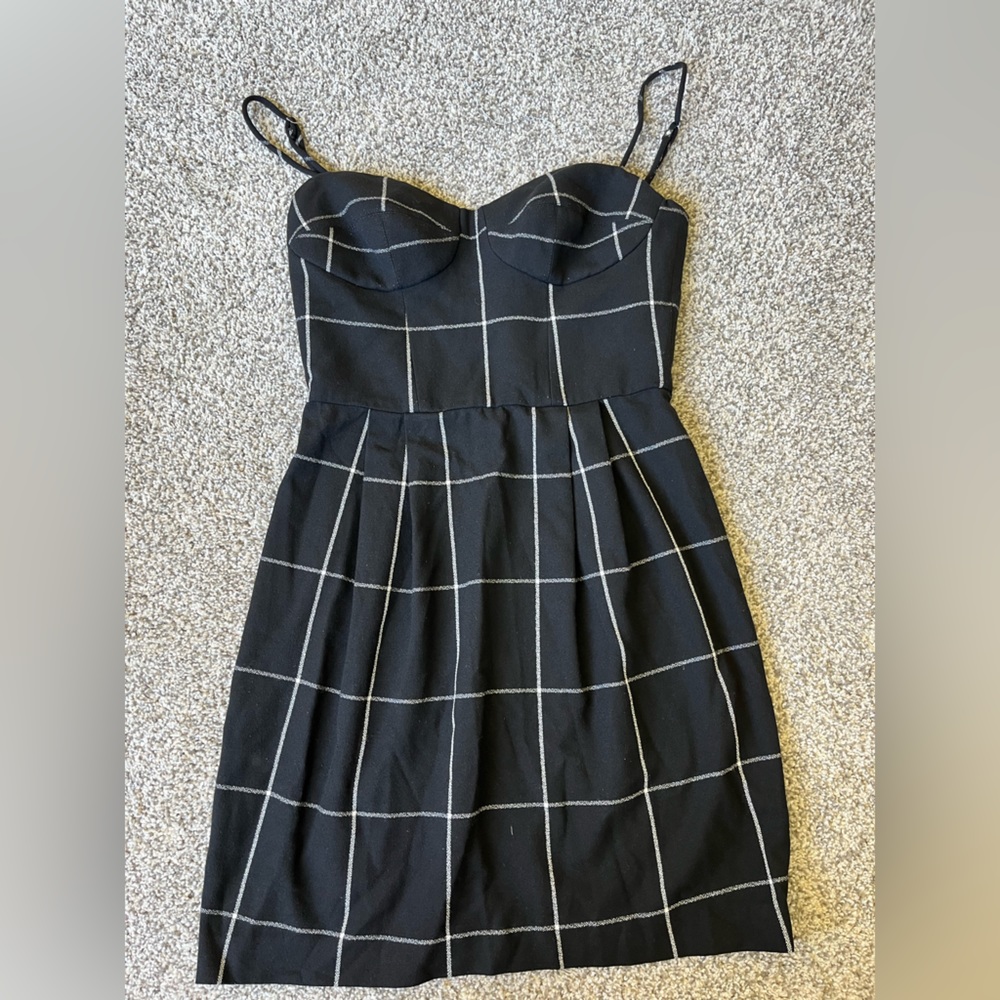 Checkered Ruby Dress